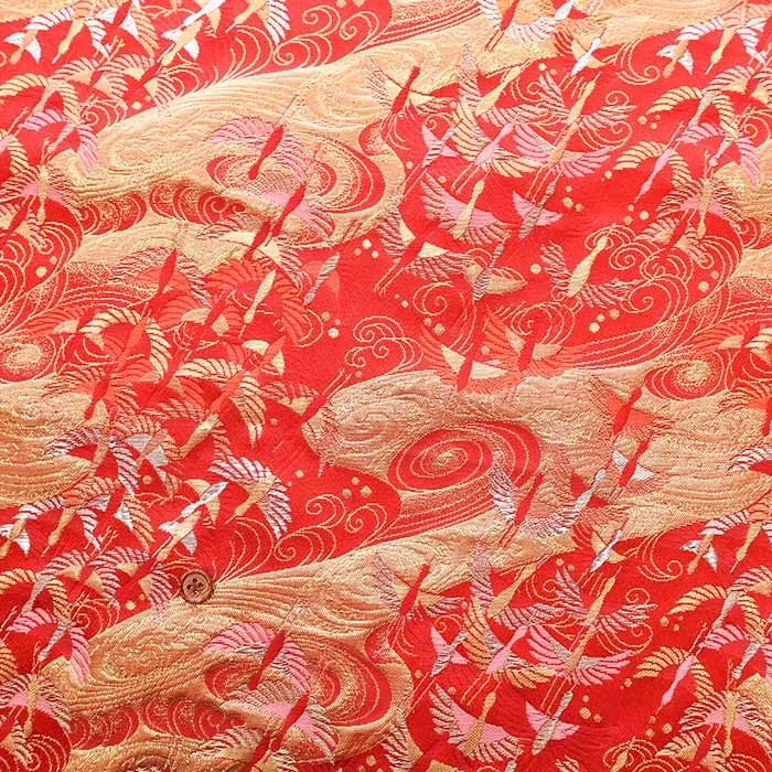 金襴 鶴