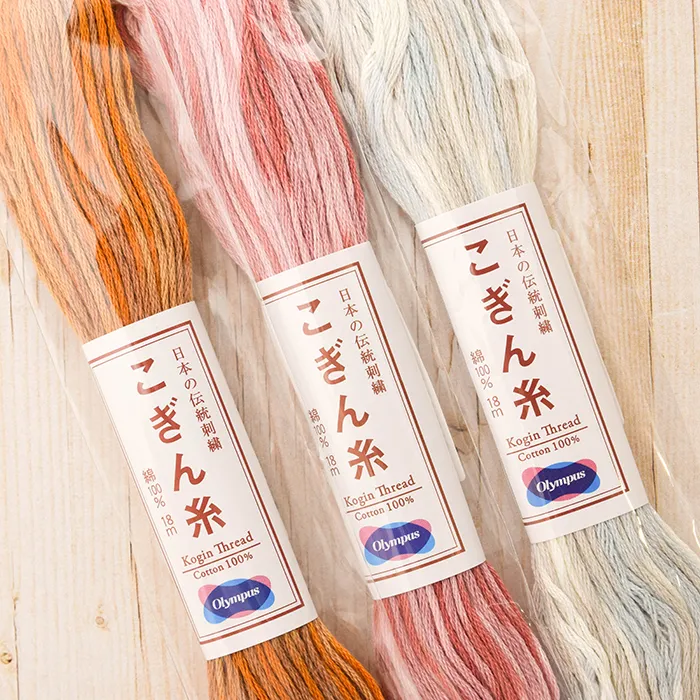 こぎん糸 段染め