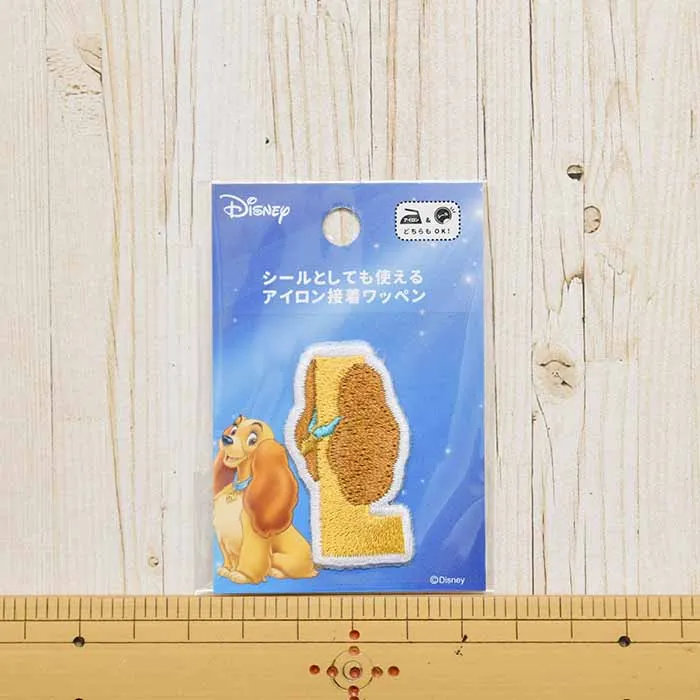 2way接着ワッペン Disney アルファベット