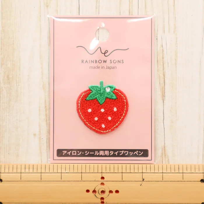 2way ワッペン RAINBOW SONS いちご レッド